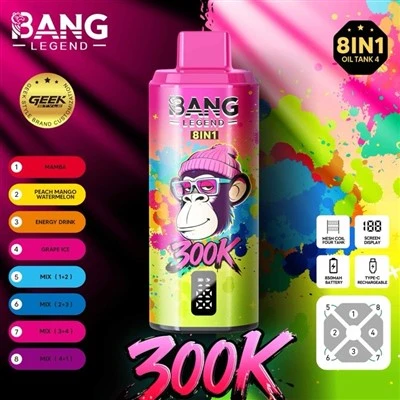 LEGEND 8IN1 300K Puffs vienreizējās lietošanas vape vairumtirdzniecība